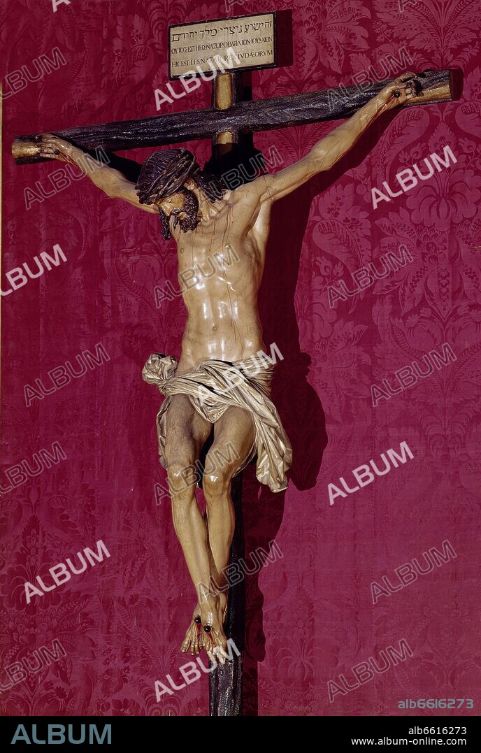 JUAN MARTÍNEZ MONTAÑÉS. CRISTO DE LA CLEMENCIA - SACRISTIA DE LOS CALICES - SIGLO XVII - BARROCO ESPAÑOL.