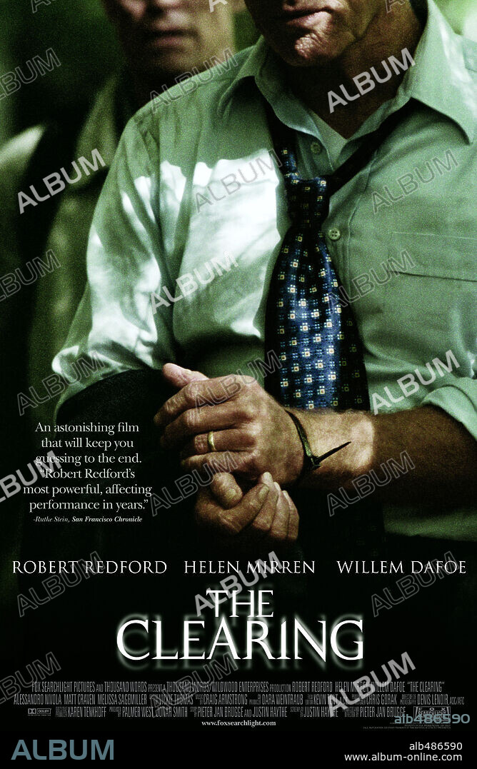 Poster de LA SOMBRA DEL SECUESTRO, 2004 (THE CLEARING), dirigida por PIETER JAN BRUGGE. Copyright FOX SEARCHLIGHT PICTURES.