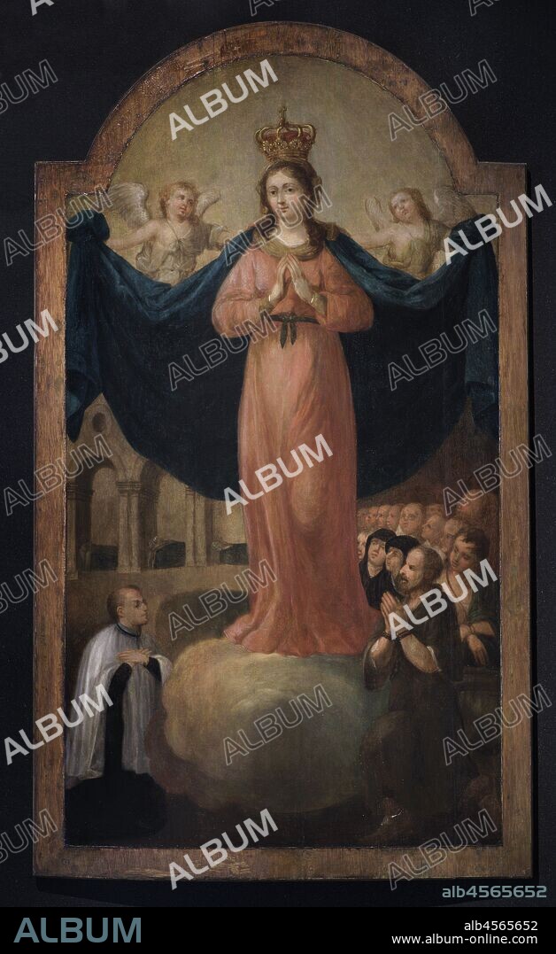 Nuestra Señora de la Misericordia o Mater Omnium. Segunda mitad del siglo XVII. Óleo sobre madera. Museo de la Misericordia de Porto (Museu da Misericordia do Porto). Oporto (Porto). Portugal.