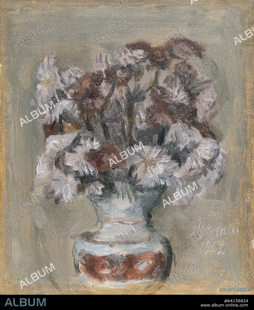 Giorgio Morandi (Bologna, 1890-1964). Flowers (1942). Oil on canvas. 30.5 x 26 cm.