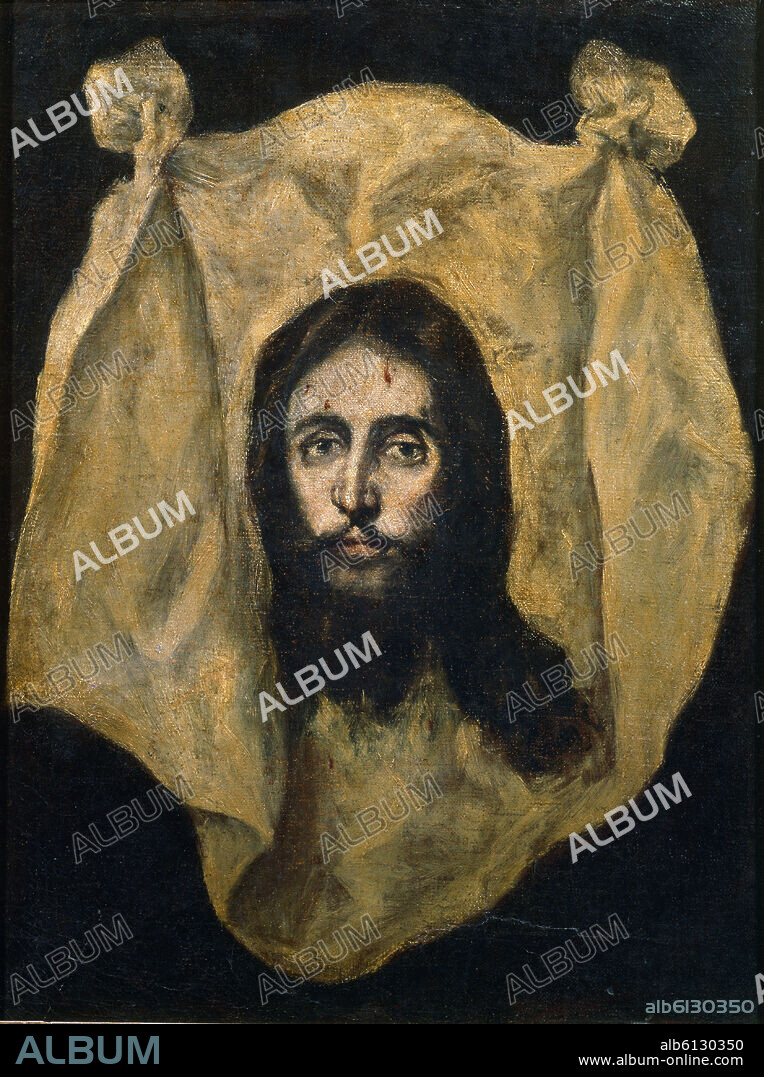 EL GRECO. LA SANTA FAZ - 1586-1595 - O/L - 71x54 - NP 2874 - RENACIMIENTO ESPAÑOL/MANIERISMO ESPAÑOL.