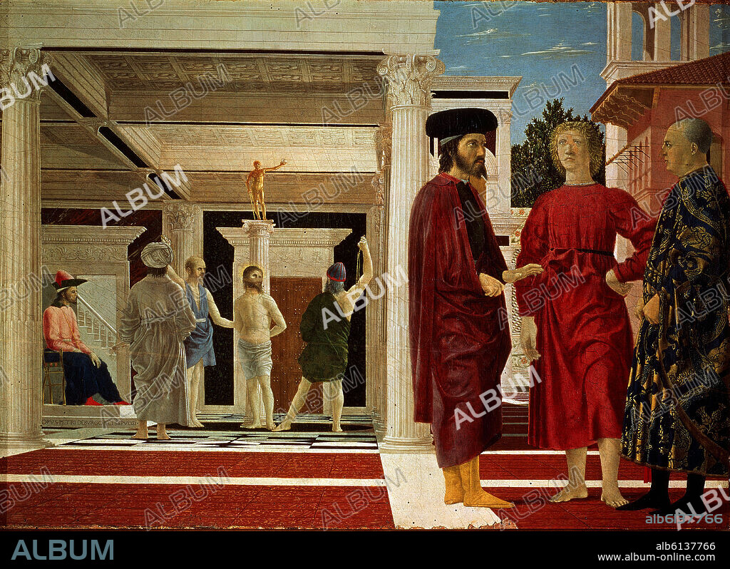 PIERO DELLA FRANCESCA (1420/92). FLAGELACION DE CRISTO.