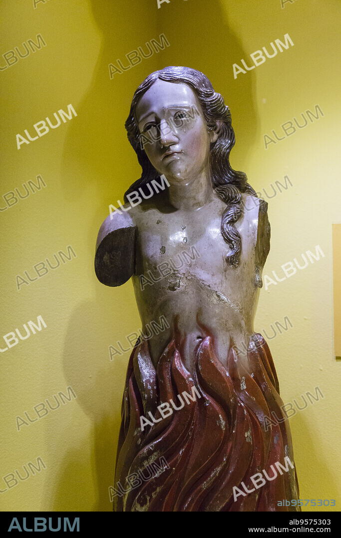 anima del purgatorio. , museo colonial, Hotel museo Casa Santo Domingo, antiguo Convento de Santo Domingo,Antigua Guatemala, departamento de Sacatepéquez, Guatemala, Central America.