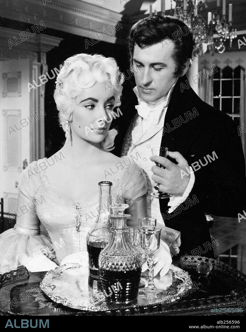 ELIZABETH TAYLOR und STEWART GRANGER in BEAU BRUMMELL, 1954, unter der Regie von CURTIS BERNHARDT. Copyright M.G.M.