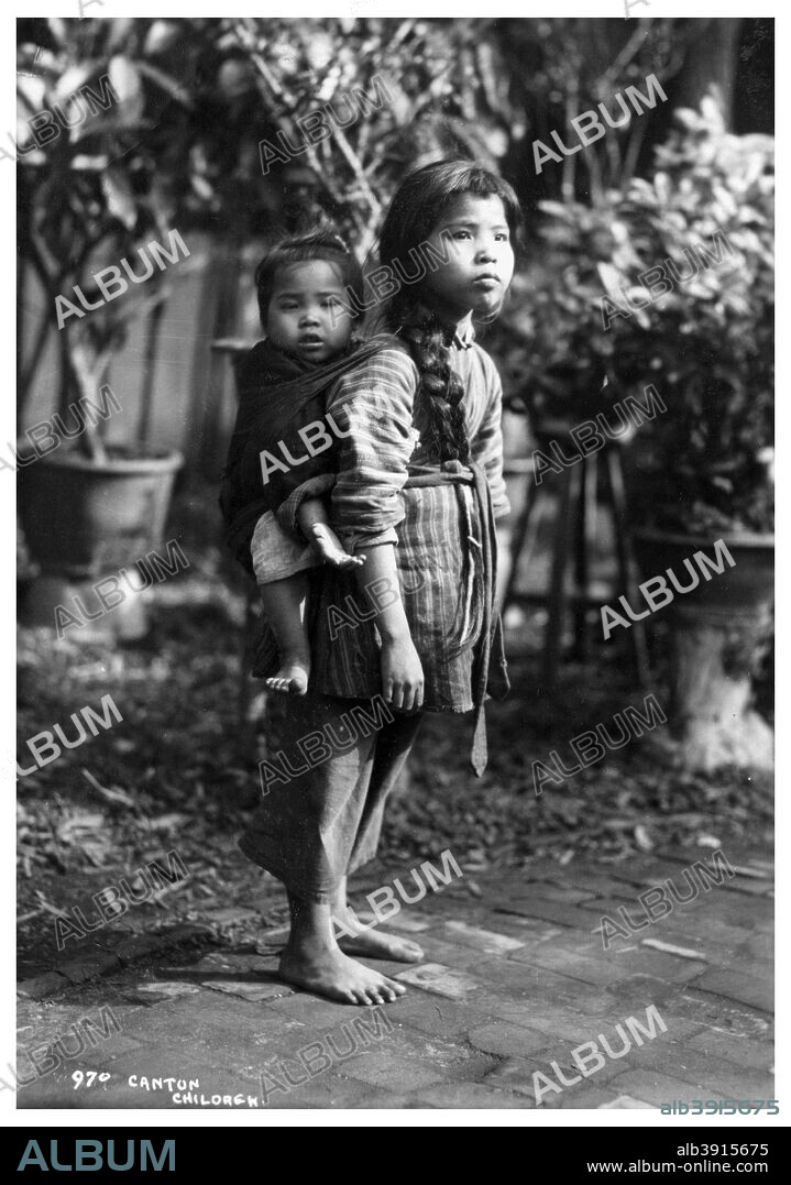 Children, Canton, China, early 20th century(?).