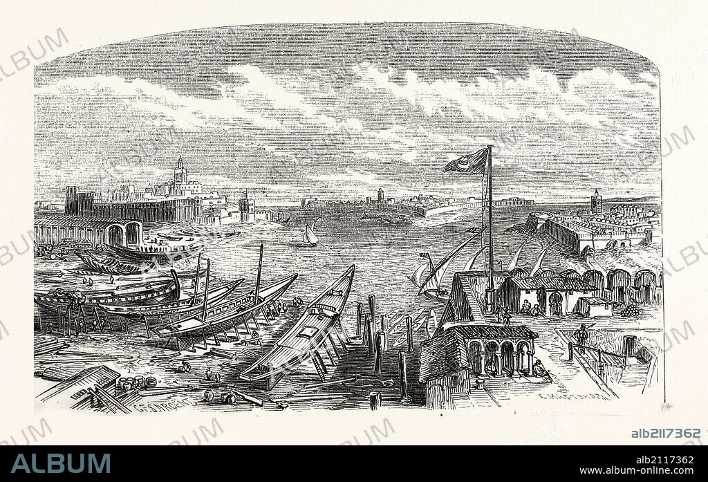 SALLEE AND RABAT, ON THE MOROCCO COAST.