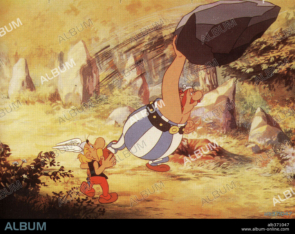 ASTERIX AND THE BIG FIGHT, 1989 (ASTÉRIX ET LE COUP DU MENHIR), directed by PHILIPPE GRIMOND. Copyright DARGAUD FILMS.