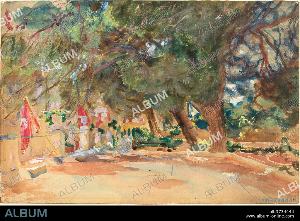 JOHN SINGER SARGENT. A War Memorial. Dated: 1918. Dimensions: sheet: 36.6 × 53.8 cm (14 7/16 × 21 3/16 in.). Medium: watercolor and gouache over graphite on wove paper mounted on board.