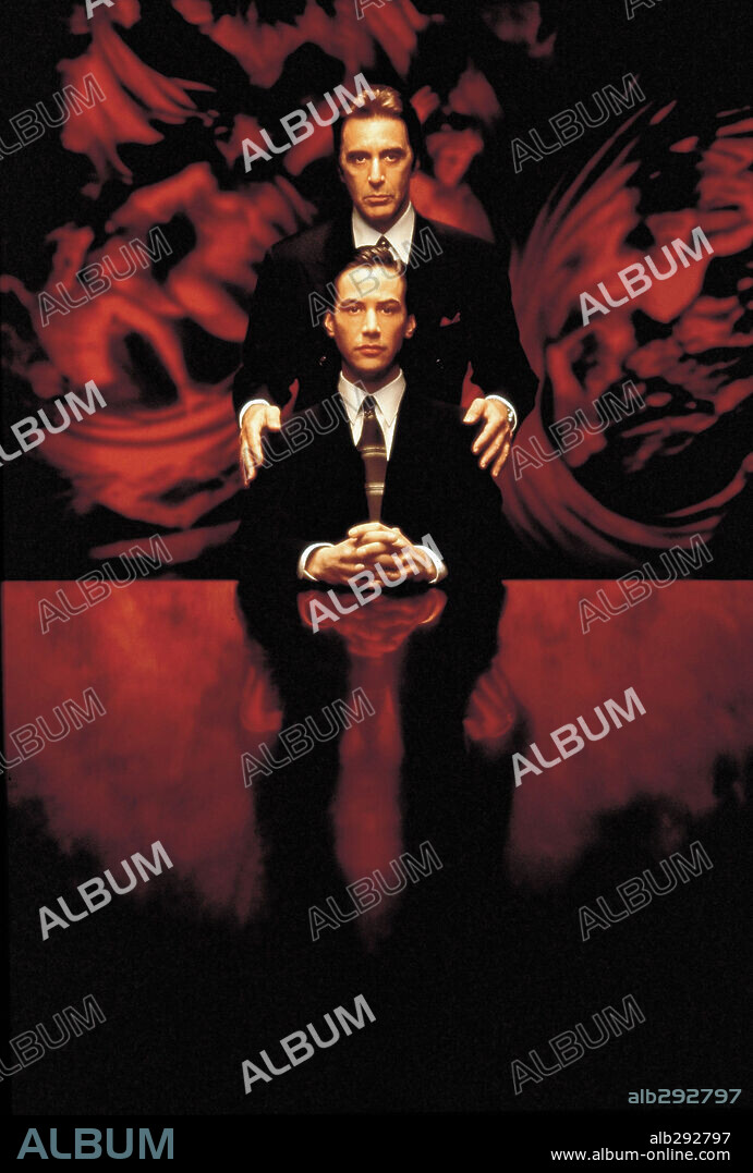 AL PACINO y KEANU REEVES en PACTAR CON EL DIABLO, 1997 (THE DEVIL'S ADVOCATE), dirigida por TAYLOR HACKFORD. Copyright MONARCHY ENT.