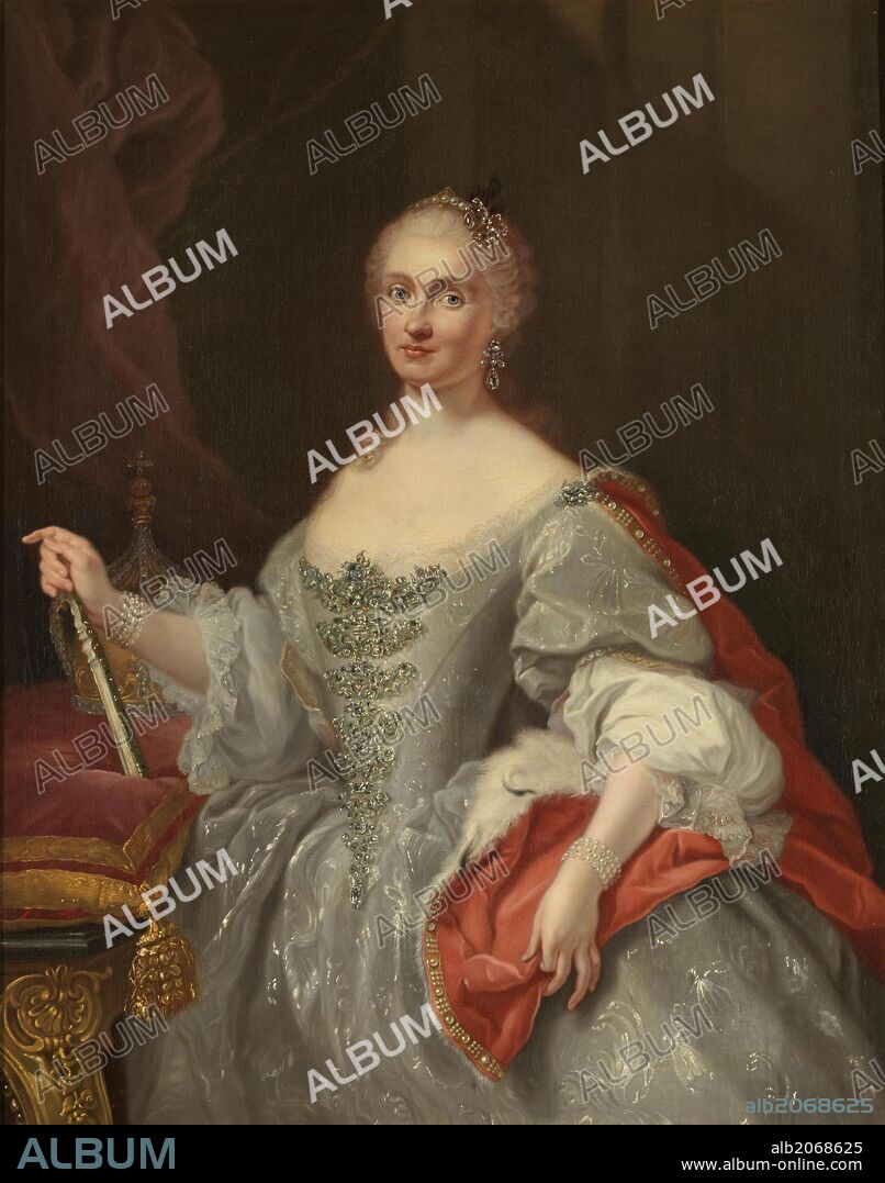 Giuseppe Bonito / 'Maria Amalia of Saxony', ca.  1745, Italian School, Canvas, 125 cm x 105 cm, P02357.