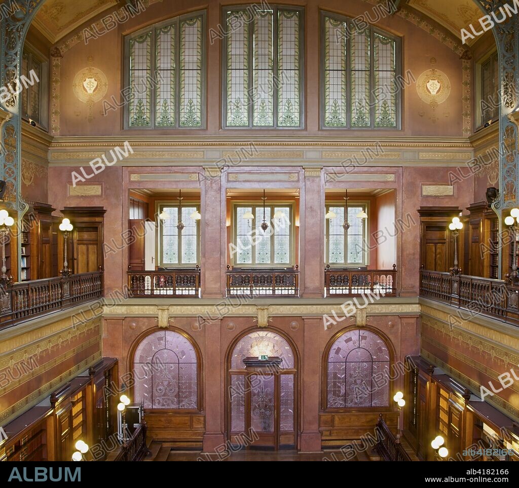Bibliotheque Solvay, 137 rue Belliard. Constant Bosmans and Henri Vandevelde: 1902.