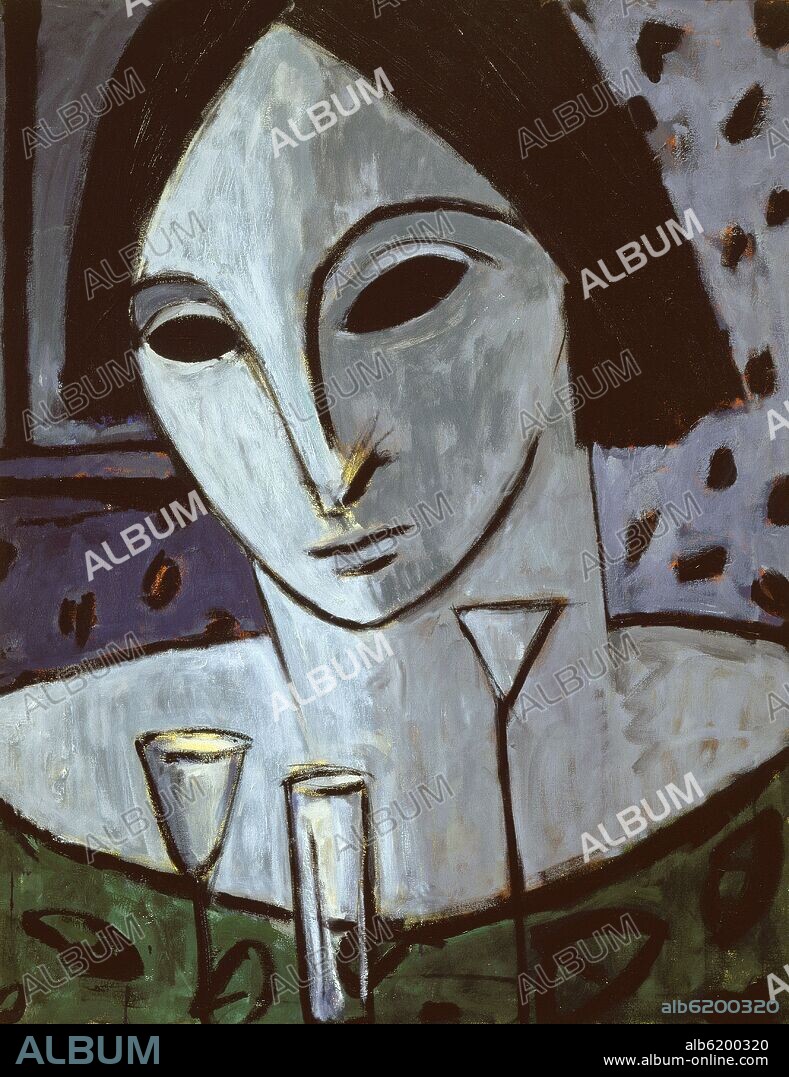 MARIA CARBONARO. CABARETERA - SIGLO XX - OLEO.