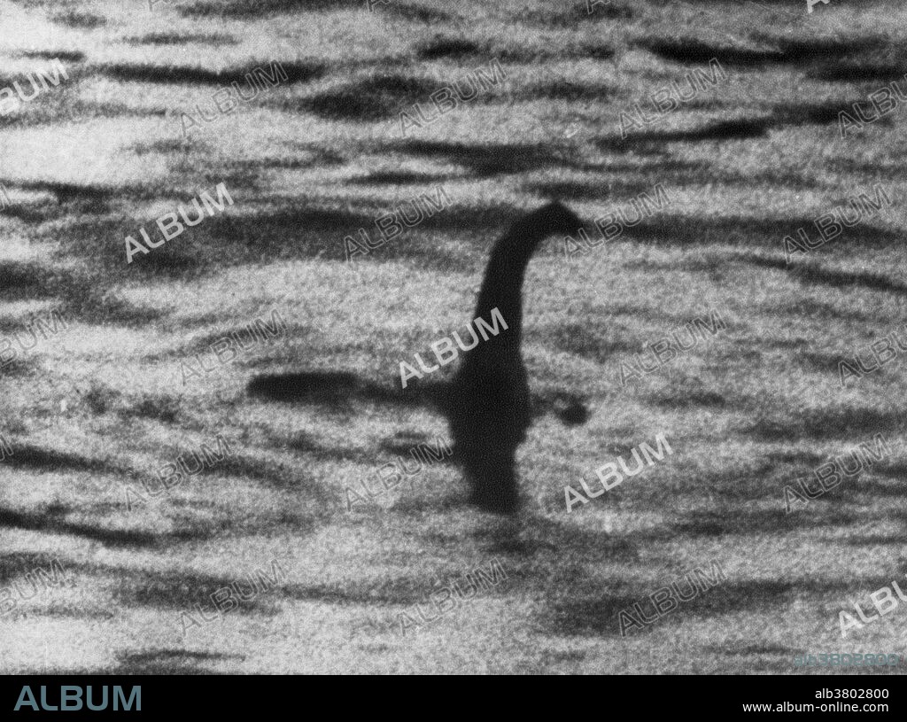Famous photograph claiming to represent the Loch Ness Monster, first published in the London Daily Mail in 1934.