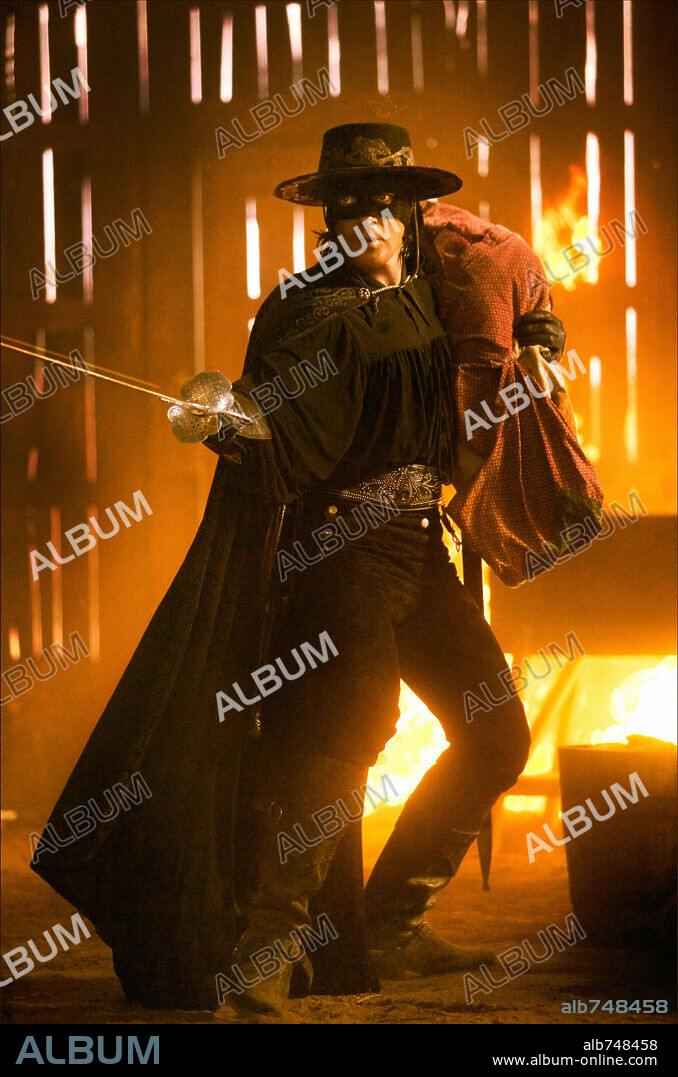 ANTONIO BANDERAS en LA LEYENDA DEL ZORRO, 2005 (THE LEGEND OF ZORRO), dirigida por MARTIN CAMPBELL. Copyright COLUMBIA PICTURES / COOPER, ANDREW.