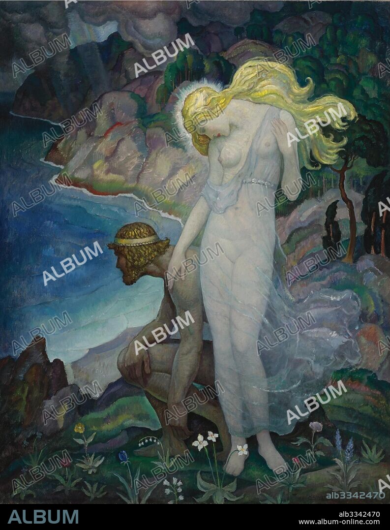 N. C. WYETH (NEWELL CONVERS). Ulysses and Calypso.