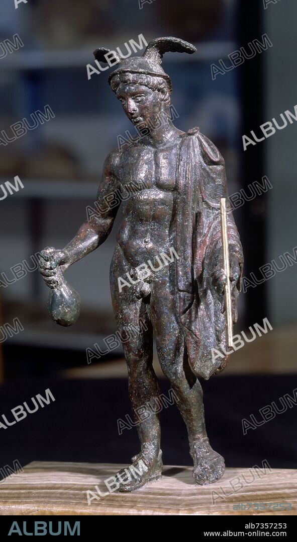 MERCURIO-BRONCE ROMANO DE L ALTER DE CHILCHES.