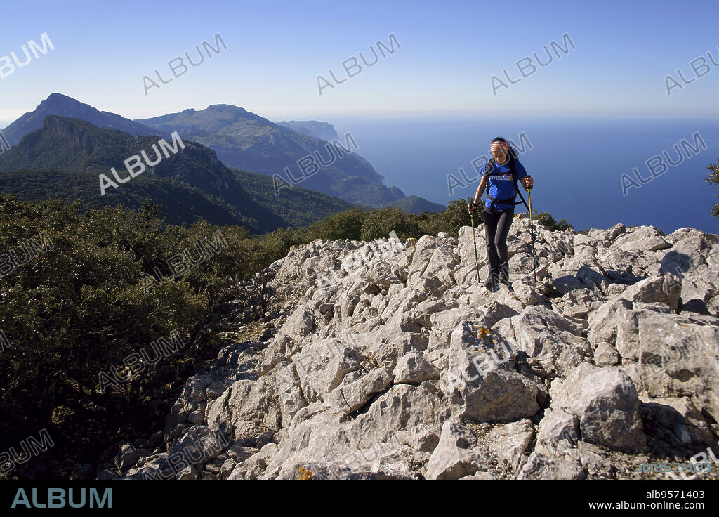 Mola de Planicia.Banyalbufar.Sierra de Tramuntana.Mallorca.Islas Baleares. España.