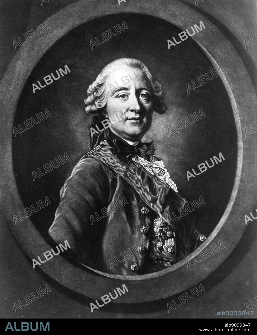 Claude Louis Francois de Regnier, Comte de Guerchy, Marquis de Nanges, Chevalier des Ordres du Roy, Lieutenant General des les Armees, ColonelLieutenant de son Regiment d'Infanterie, Governor des Ville et Chateau de Huningue de son Ambassadeur autres de sa Majeste Britanique 1766 - M. Vanloo. © TopFoto.