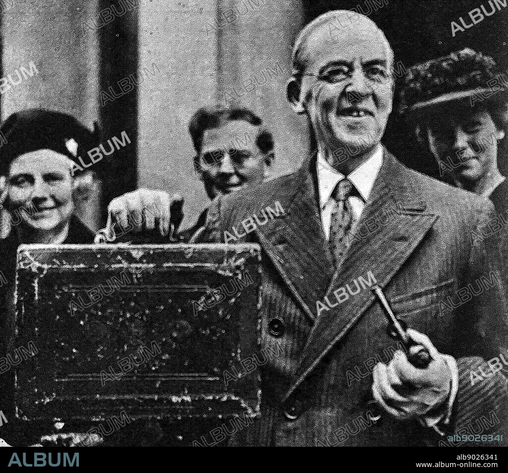 Photograph of Stafford Cripps (1889-1952) a British Labour politician and former Chancellor of the Exchequer. Dated 20th Century.