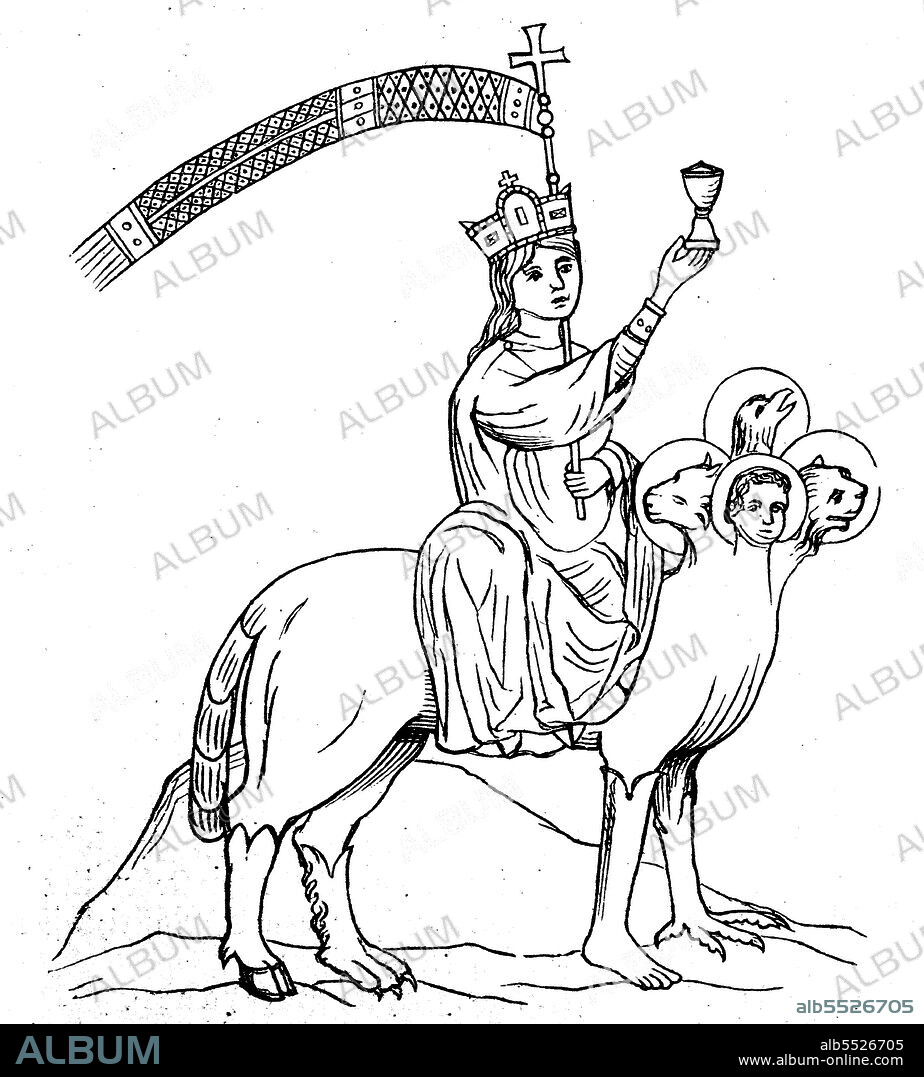 Tetramorph as the mount of the Church The four evangelists Matthew, Mark, Luke and John, are represented in Christian iconography by four winged symbols. The most common assignment since then is: a man symbolizes Matthew, the lion Mark, the bull Luke and the eagle John.