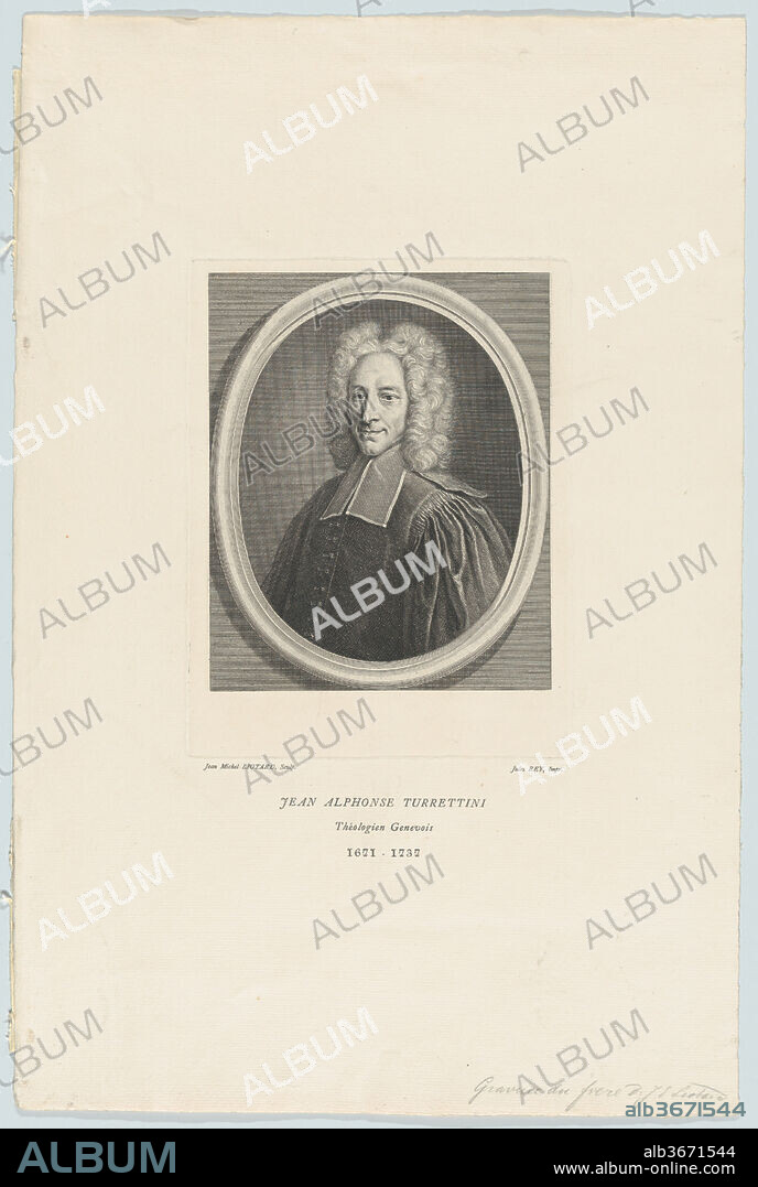 Portrait of Jean Alphonse Turrettini. Artist: Jean Michel Liotard (Swiss, Geneva 1702-1796 Geneva); After Robert Gardelle (Swiss, Geneva, 1682-1766). Dimensions: plate: 9 13/16 x 7 5/8 in. (24.9 x 19.3 cm)
sheet: 21 5/8 x 14 3/16 in. (55 x 36 cm). Date: 18th century.