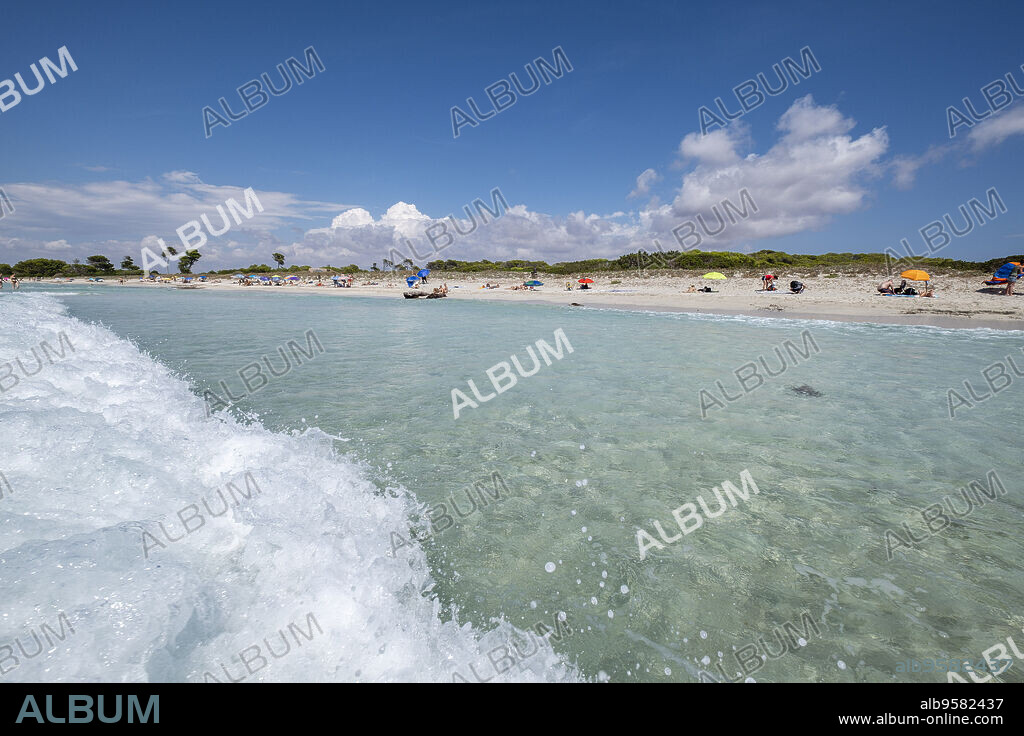Es Caragol beach, Ses Salines, Mallorca, Balearic Islands, Spain.