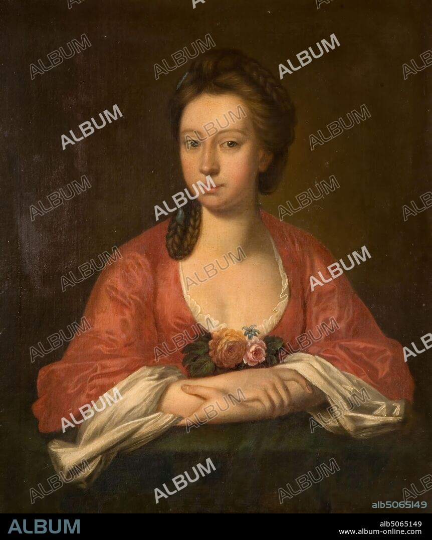 Portrait Of A Woman, Possibly Anne Jesson, 1750-1800 British School, 18th Century, Oil Painting, Portrait, Female.