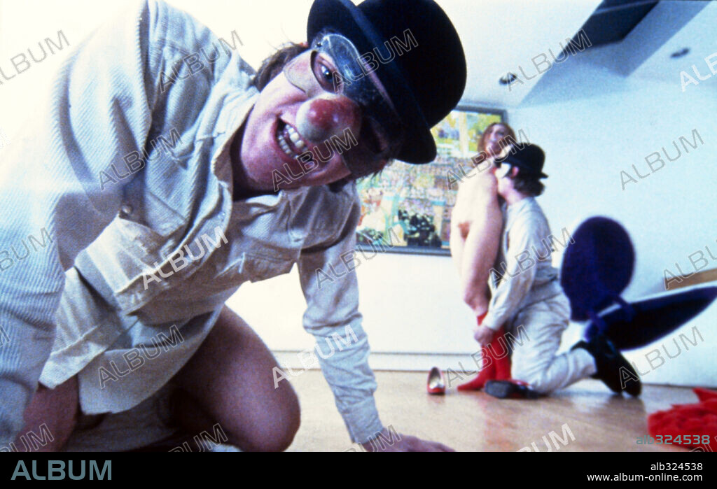 MALCOLM McDOWELL en LA NARANJA MECÁNICA, 1971 (A CLOCKWORK ORANGE), dirigida por STANLEY KUBRICK. Copyright WARNER BROS. PICTURES.