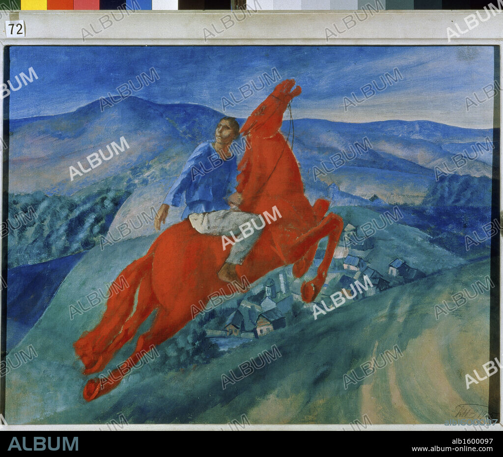 KUZ'MA PETROV-VODKIN. Fantasy   1925   Kuzma Petrov-Vodkin (1878-1939 /Russian)   Russian Museum, St. Petersburg.
