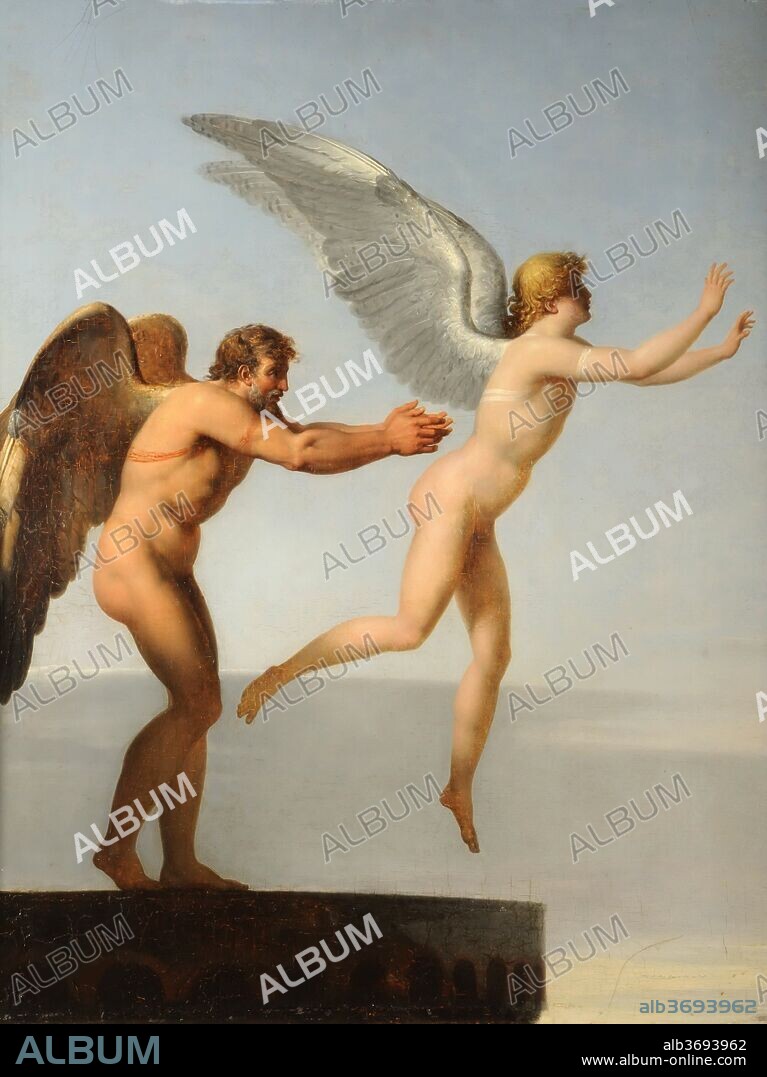CHARLES-PAUL LANDON. Daedalus and Icarus.