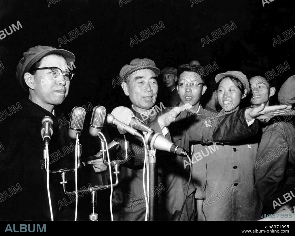 Zhou Enlai (March 5,1898 - January 8, 1976) was the first Premier of the People's Republic of China, serving from October 1949 until his death in January 1976. <br/><br/>. Jiang Qing (Chiang Ch'ing, March 1914 May 14, 1991) was the pseudonym that was used by Chinese leader Mao Zedong's last wife and major leftist figure during the Cultural Revolution (1966-1976).