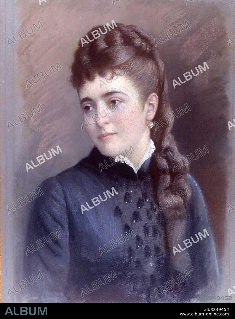 GIUSEPPE GARIBOLDI. Portrait of Adelina Patti (1843-1919).