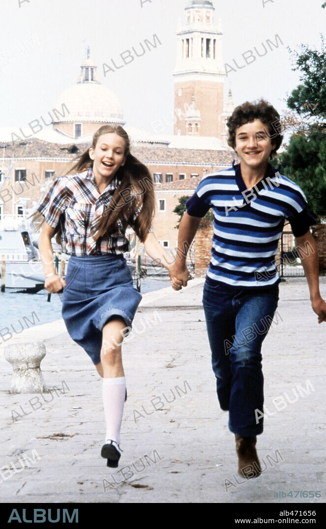 DIANE LANE and THELONIOUS BERNARD in A LITTLE ROMANCE, 1979, directed by GEORGE ROY HILL. Copyright WARNER BROS.