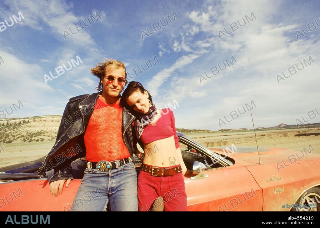 JULIETTE LEWIS and WOODY HARRELSON in NATURAL BORN KILLERS, 1994, directed by OLIVER STONE. Copyright CANAL +/REGENCY/ALCOR.