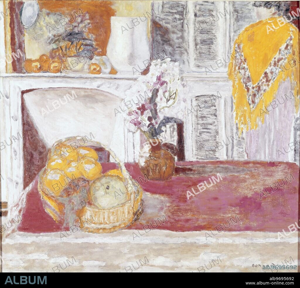 Corner of the Dining Room at Cannet - 1932. By Pierre Bonnard. Gallery of Modern Art, Paris. French Nabi Painter, 1867-1947. Pierre Bonnard (October 3, 1867- January 23, 1947) was a French painter and printmaker.. ©2006 Credit:TopFoto.