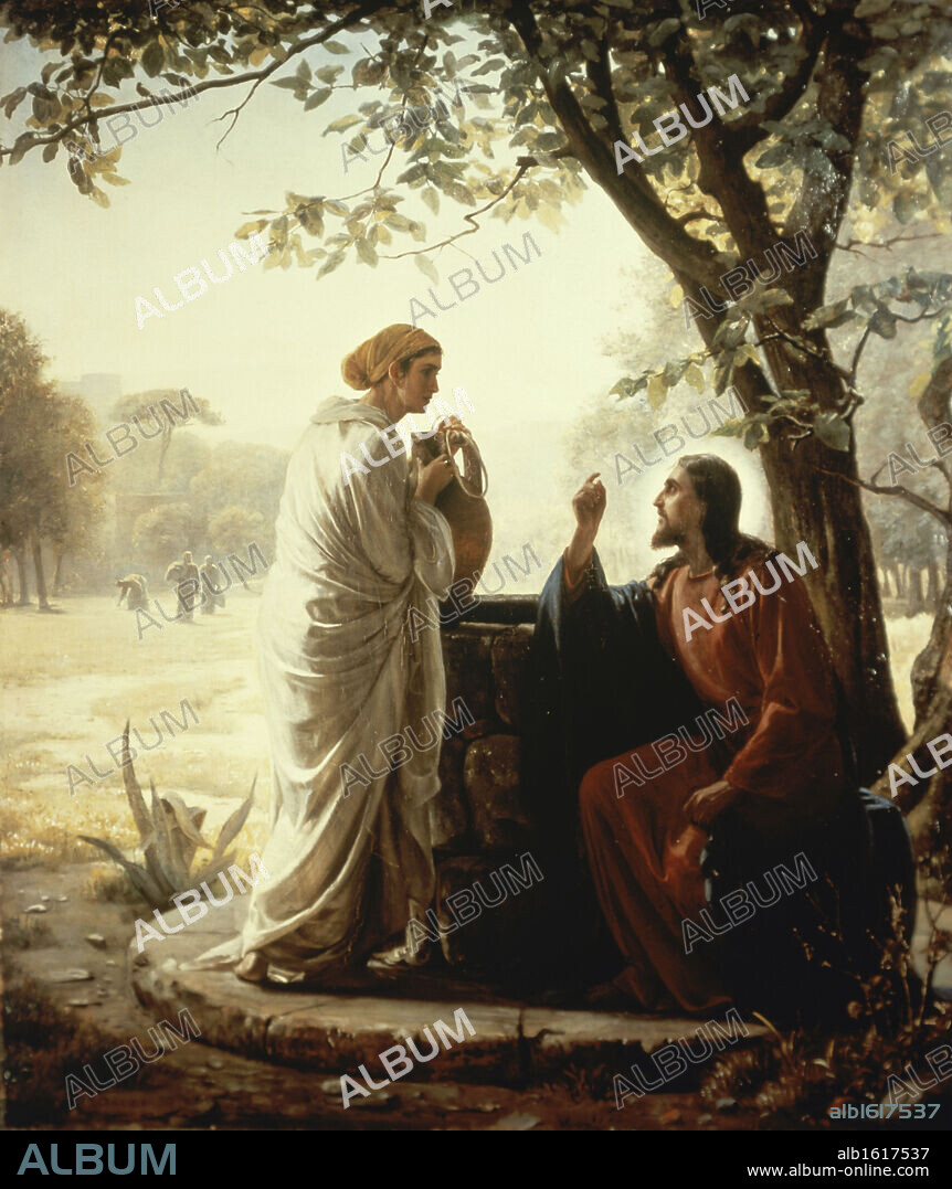 The Woman of Samaria   Carl Heinrich Bloch (1834-1890/Danish)  National History Museum, Frederiksborg Castle Church, Denmark.