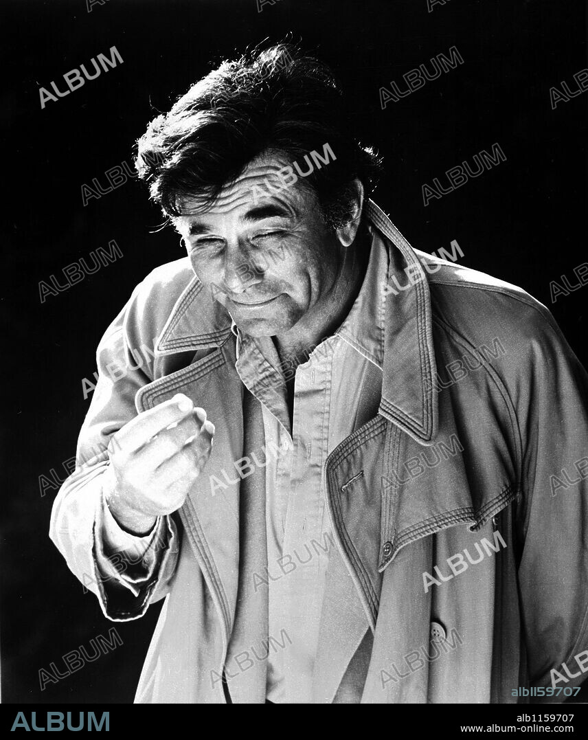 PETER FALK in COLUMBO, 1971, directed by JAMES FRAWLEY, PATRICK MCGOOHAN and VINCENT MCEVEETY. Copyright NBC UNIVERSAL TELEVISION.