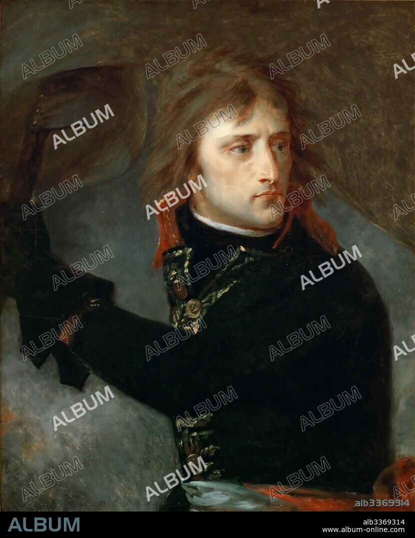 GROS, ANTOINE JEAN, BARON. Napoleon Bonaparte at the Pont d'Arcole.