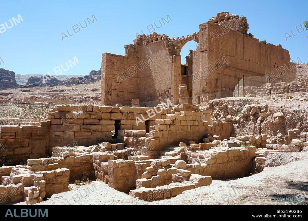 Petra. Importante enclave arqueológico en Jordania. Capital del antiguo reino Nabateo.