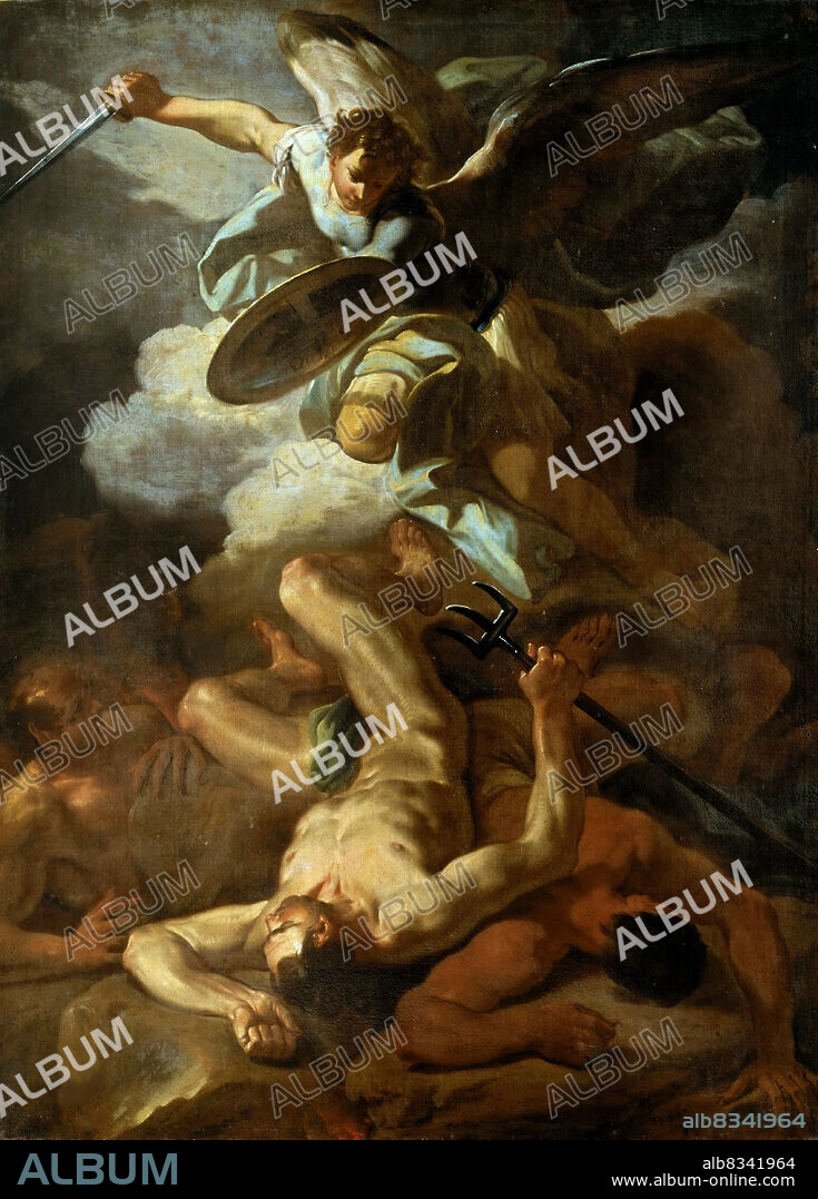CORRADO GIAQUINTO. The Archangel Michael defeating Lucifer.