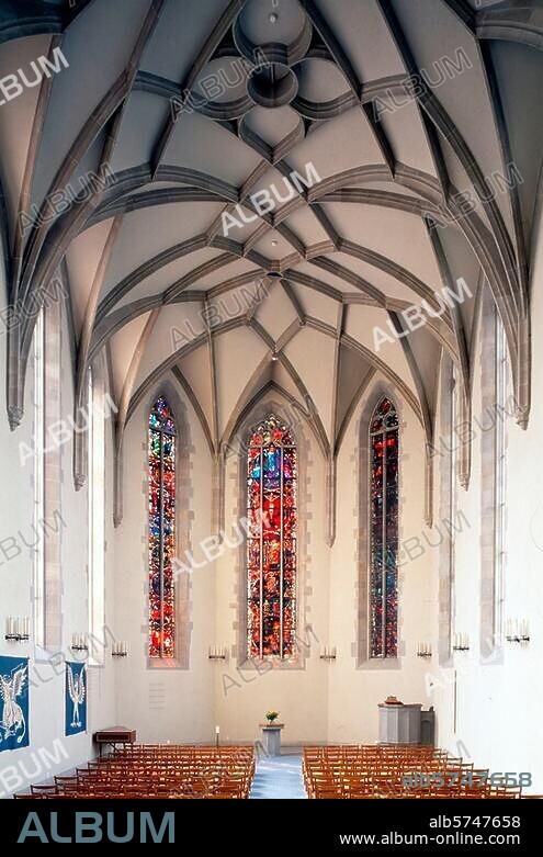 Zürich, Wasserkirche / Blick zum Chor © L. Hammel / B. Gelder Filmsize: 6 × 9 cm.