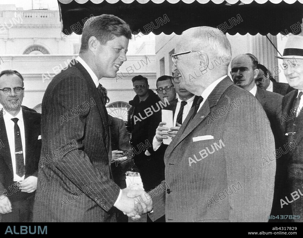 John Fitzgerald Kennedy. Harry Truman.