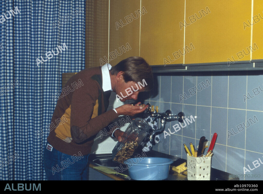 German actor Frithjof Vierock, Germany 1980s.