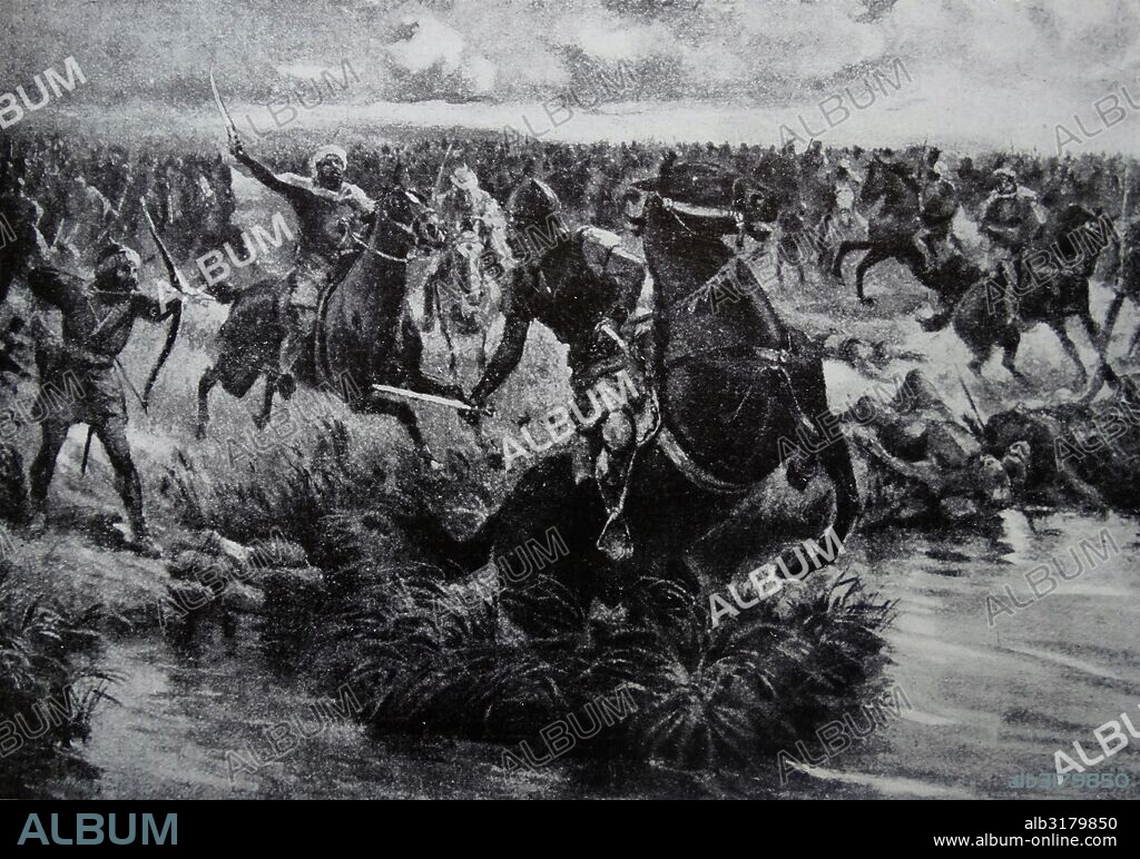 The Battle of Guadalete ; in 711 or 712 AD; at an unidentified location between the Christian Visigoths of Hispania under their king; Roderic; and an invading force of Muslim Arabs and Berbers under the Berber commander Tariq ibn Ziyad. It marked the beginning of the Islamic conquest of Hispania.