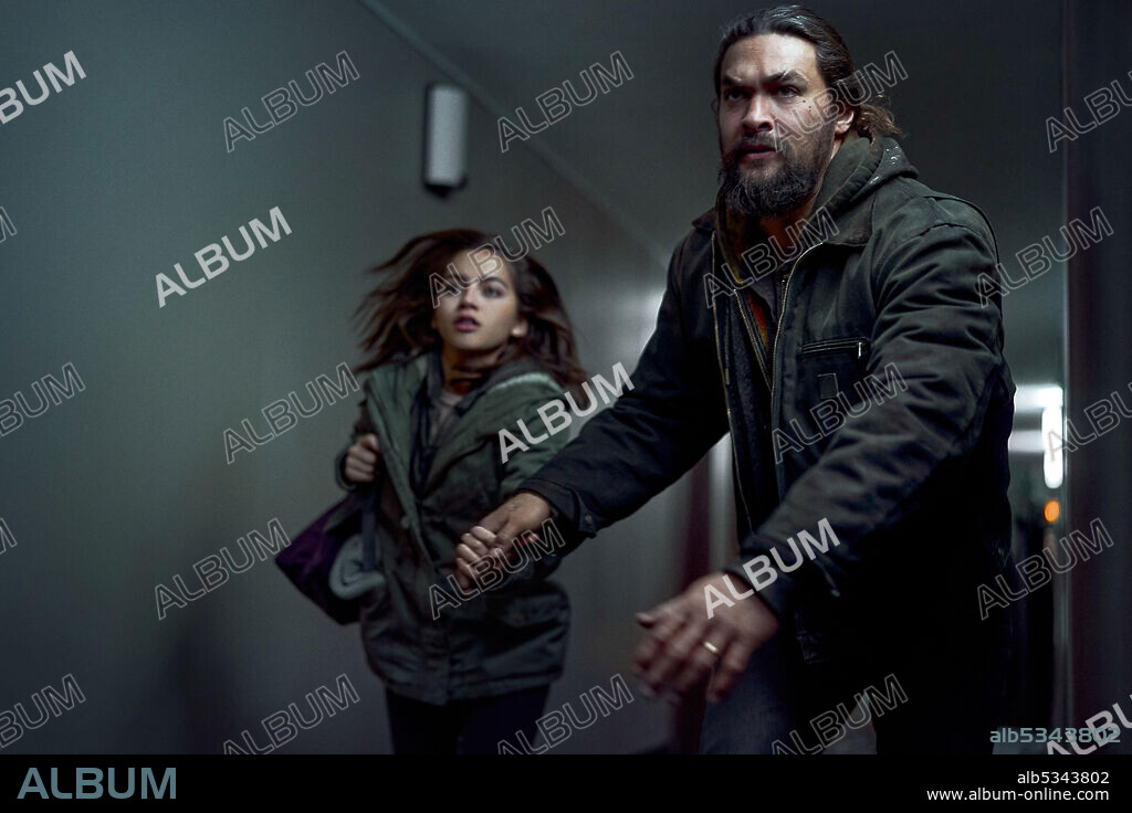 ISABELA MERCED and JASON MOMOA in SWEET GIRL, 2021, directed by BRIAN ANDREW MENDOZA. Copyright ASAP Entertainment.
