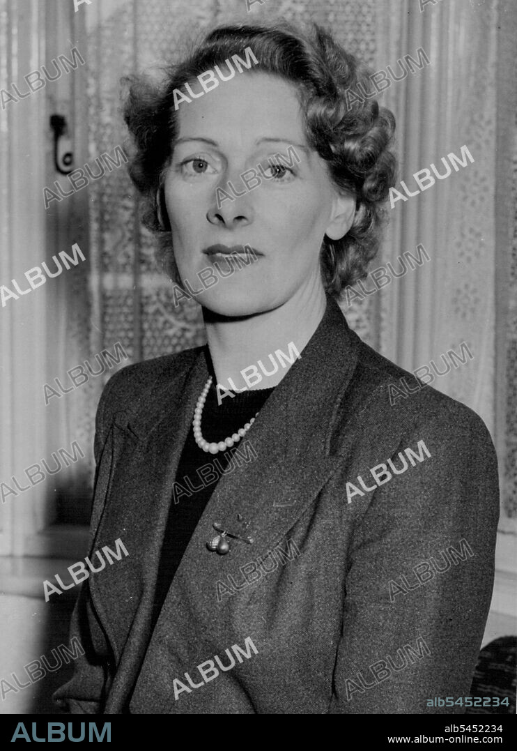 Mrs. Sanders, wife of Mr. Edgar Sanders, said yesterday in Romford, Essex:" Lee Meng cannot be very very important, but if she dies I fear for what will happen. March 1, 1953. (Photo by Daily Mail Contract Picture).