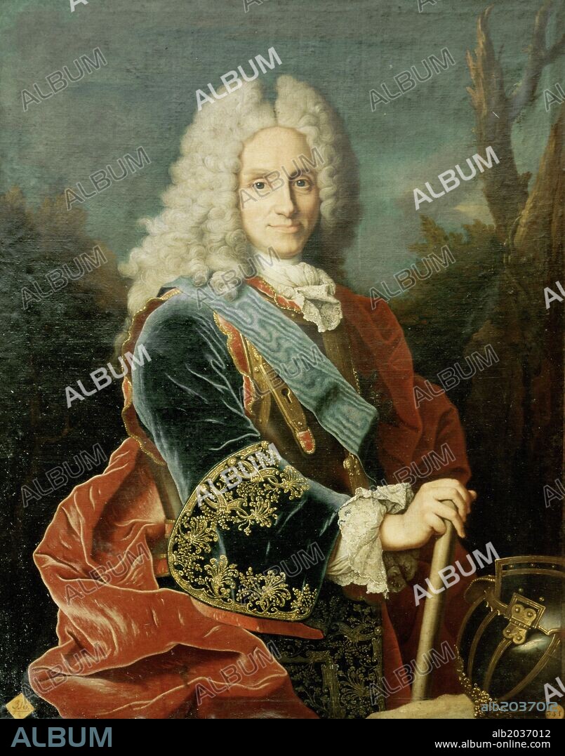 Jean Ranc / 'Felipe V', siglo 18, Óleo sobre lienzo.