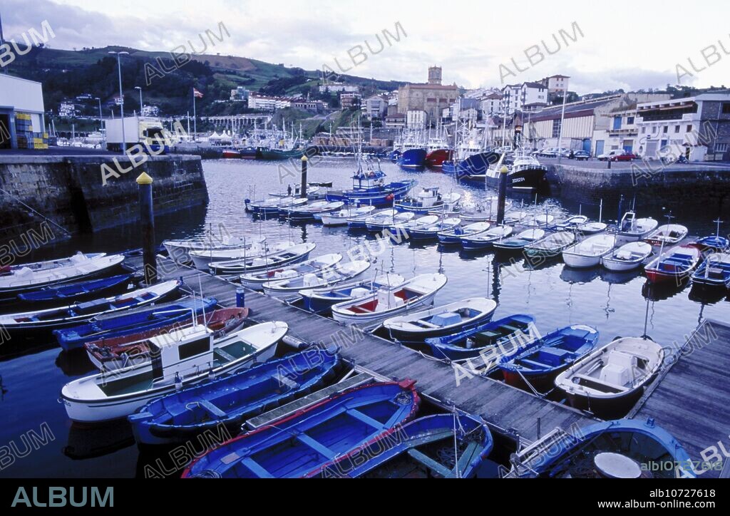 Fishing port. Getaria. Guipúzcoa. Euskadi.