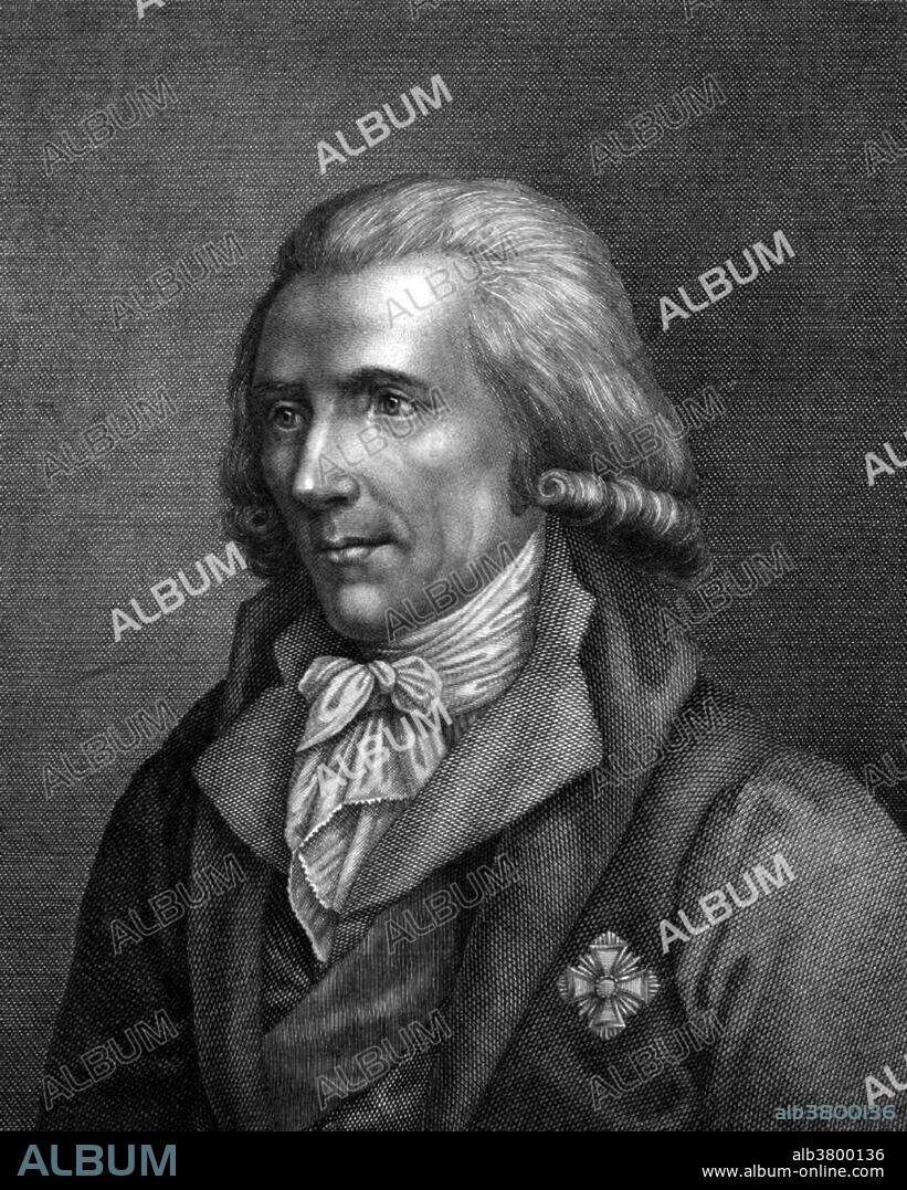 Count Rumford (March 26, 1753 - August 21, 1814), born Benjamin Thompson, English-American physicist and reformer. Born in Massachusetts, he joined the army at 18, acting as a secret agent for the British. He fled to England in 1776 and studied projectiles. He was elected to the Royal Society in 1779. After a brief return to America, he was knighted, and appointed adviser to the Elector of Bavaria. There he reformed the army, set up welfare schemes for the poor, bred stronger horses and cattle and laid out the English Garden in Munich. He also showed, by studying the boring of cannons, that heat was due to the motion of particles in a body. His challenge to establish physical theory was part of the 19th century revolution in thermodynamics. The retention of heat was a recurring theme in his work, as he is also credited with the invention of thermal underwear. He was a prolific inventor, developing improvements for chimneys, fireplaces and industrial furnaces, as well as inventing the double boiler, a kitchen range, and a drip coffeepot. He invented a percolating coffee pot following his pioneering work with the Bavarian Army, where he improved the diet of the soldiers as well as their clothes. He died in 1814 at the age of 61.