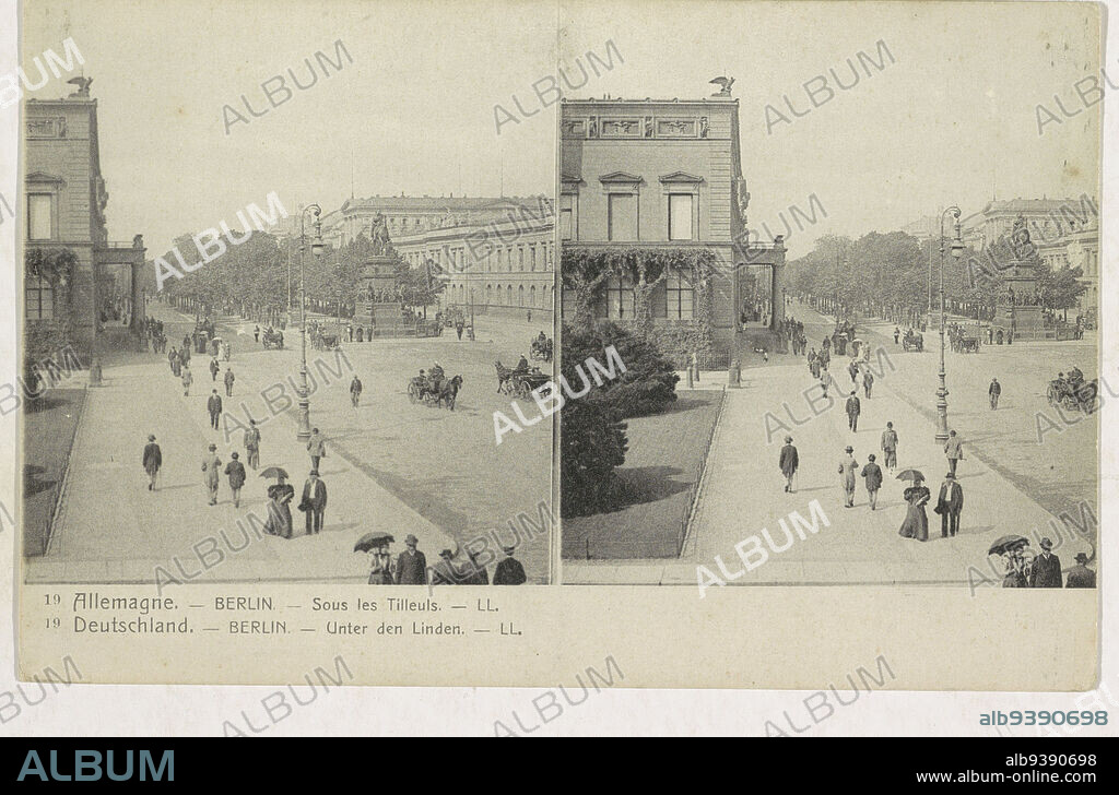 Hotel Zehnpfund in Thale, Harz. Hôtel Zehnpfund und Bahnhof Thale (title on object), Ansichten von Deutschland, Harz (original title on object), Hermann Selle (mentioned on object), Thale, 1866 - 1870, cardboard, paper, albumen print, height 83 mm × width 169 mm.